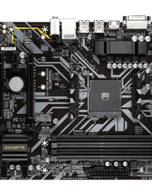 Motherboard Gigabyte B450M DS3H V2 (AM4, AMD, B450, DDR4, USB3.1)